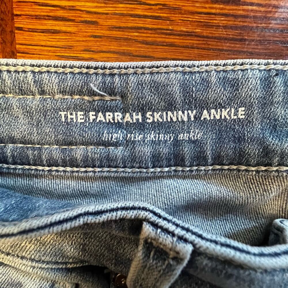 AG Adriano Goldschmied The Farrah Ankle HIGH-RISE SKINNY ANKLE DENIM Jean 25R - Picture 7 of 16
